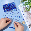 300Pcs 5 Styles Baking Paint Crackle Glass Beads CCG-PA0001-06-3