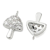 SHEGRACE Brass Micro Pave Cubic Zirconia Pendants XGRQ3D099-503P-2