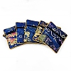 Chinese Brocade Tassel Zipper Jewelry Bag Gift Pouch ABAG-WH0005-46B-1