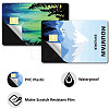 Rectangle PVC Plastic Waterproof Card Stickers Kit DIY-WH0539-001-3