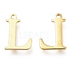 PVD Vacuum Plating  304 Stainless Steel Charms LS-STAS-H112-L-G-2