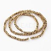 Electroplate Glass Bead Strands X-EGLA-G014-2mm-FP02-1