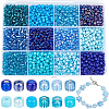 SUNNYCLUE 156G 12 Style Glass Seed Beads SEED-SC0001-33C-1