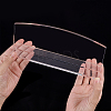 Rectangle Acrylic Name Card Holder ODIS-WH0025-39-3