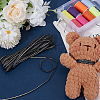 10 Yards Polyester Braided Lace Trims SRIB-WH0011-240A-4