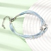 Polyester Multi-Strand Bracelets FB-CBA983F-02P-02-1