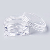 3G PS Plastic Empty Portable Facial Cream Jar MRMJ-WH0020-02-3