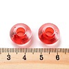 Transparent Acrylic European Beads TACR-P009-C01-01-3