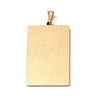 201 Stainless Steel Pendant STAS-B033-01G-13-2
