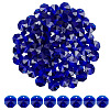 80Pcs Glass Sew on Rhinestones GLAA-ME0001-15B-1