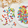 HOBBIESAY 200Pcs 10 Colors Handmade Porcelain Beads PORC-HY0001-07-3