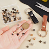 40Sets 4 Colors Alloy Screw Clasps BUTT-PH0001-30A-3