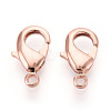 Brass Lobster Claw Clasps KK-YW0004-01C-RG-1