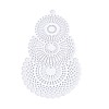 Spray Painted 430 Stainless Steel Pendants STAS-N121-01A-2