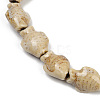 Handmade Porcelain Beads Strands PORC-P030-01A-10-2