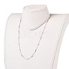 304 Stainless Steel Cable Chain Necklaces NJEW-JN03169-03-3