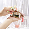 Velvet Jewelry Storage Zipper Bags with Tassel ABAG-PA0001-01B-3
