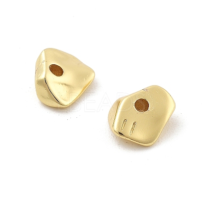 Rack Plating Nuggets Brass Beads KK-M309-43G-01-1