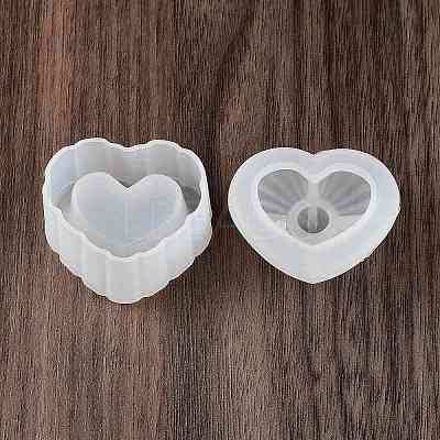 Heart DIY Candle Cup Silicone Molds DIY-Q037-11B-1