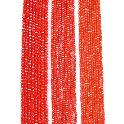 Electroplate Glass Beads Strands EGLA-A044-P4mm-A03-1