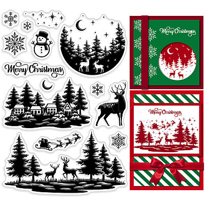 Custom PVC Plastic Clear Stamps DIY-WH0448-0062-1
