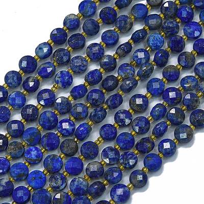 Dyed Natural Lapis Lazuli Beads Strands G-K389-B03-01-1