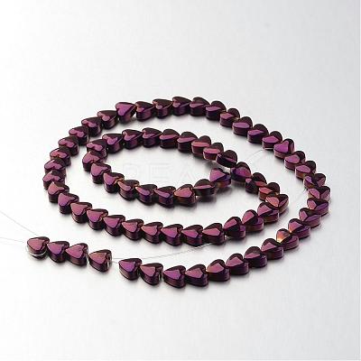 Electroplate Non-magnetic Synthetic Hematite Bead Strands G-F300-22A-04-1
