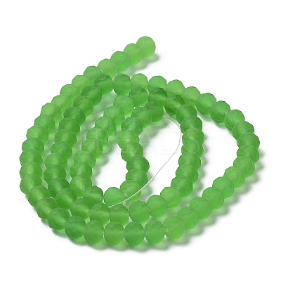 Transparent Glass Beads Strands X-EGLA-A034-T4mm-MD11-1