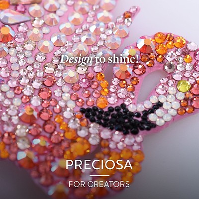 Preciosa&reg MAXIMA Crystal No Hotfix Flatback Stones Y-PRC-NSS10-00030-239-1