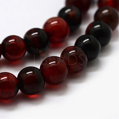 Natural Agate Beads Strands G-F417-07-10mm-1