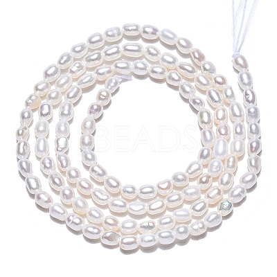 Natural Cultured Freshwater Pearl Beads Strands PEAR-N012-02L-1