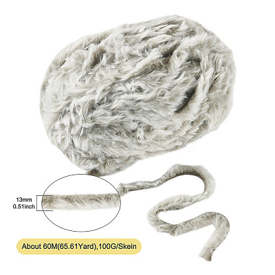 Super Bulky Imitation Fur Polyester Yarn OCOR-TAC0016-36J-1