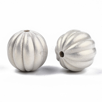 Spray Painted Acrylic Beads X-MACR-T037-04-1