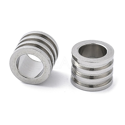 303 Stainless Steel European Beads STAS-B078-01P-02-1