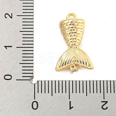 Brass Micro Pave Clear Cubic Zirconia Pendants LS-KK-U015-08G-1