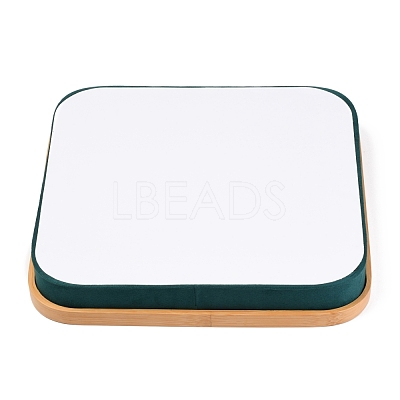 Fashion Velvet Wood Jewelry Boxes RDIS-B003-03-1