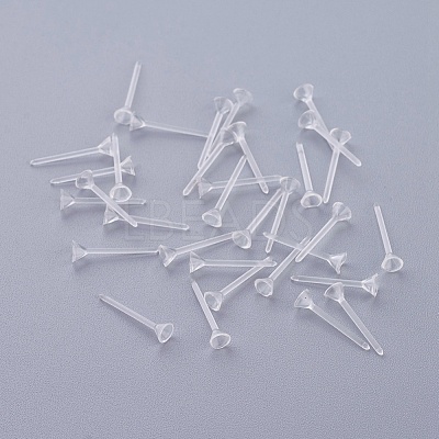 Plastic Stud Earring Findings KY-G006-02-3m-1