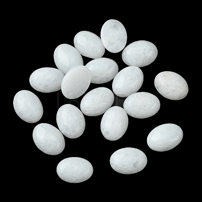 Natural White Jade Cabochons G-A094-01B-13-1