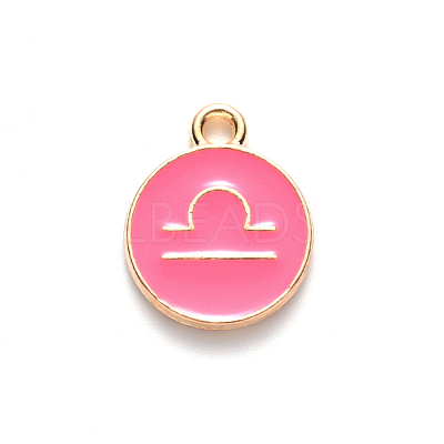 Alloy Enamel Pendants ENAM-S124-01A-03K-1