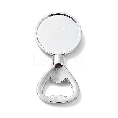 Zinc Alloy Bottle Opener Cabochon Component PALLOY-D312-01P-06-1
