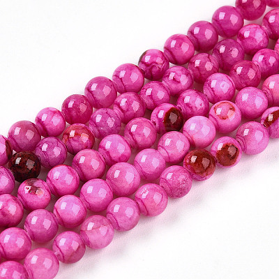 Natural Persian Jade Beads Strands G-A255-A02-04C-1