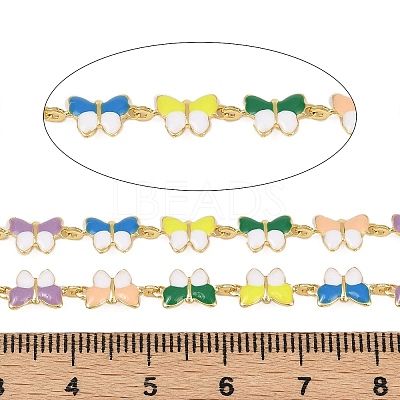 Brass Butterfly Link Chains CHC-A011-15G-03-1