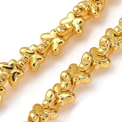 Electroplate Glass Beads Strands EGLA-H109-06F-1