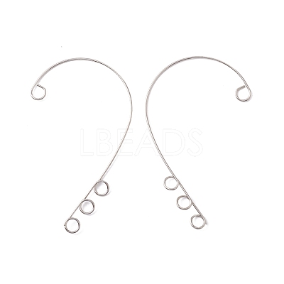 Tarnish Resistant 316 Stainless Steel Ear Cuff Findings X-STAS-H148-01P-1