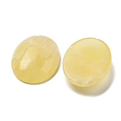 Natural Yellow Jade Cabochons G-C115-01B-14-1
