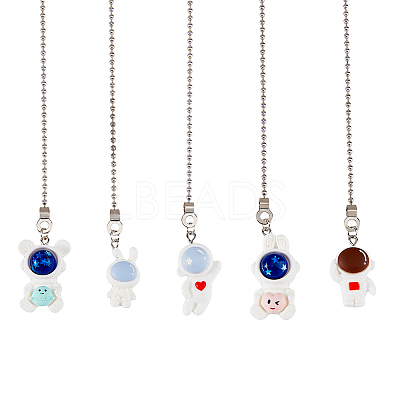 5Pcs Resin Ceiling Fan Pull Chain Extenders AJEW-PH01449-1