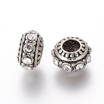 Alloy European Beads PALLOY-P131-03G-1