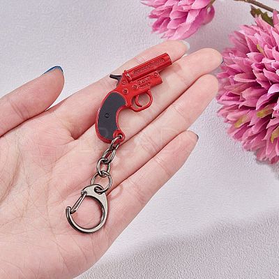 Pistol Weapon Model Pendant Keychain JX509A-1