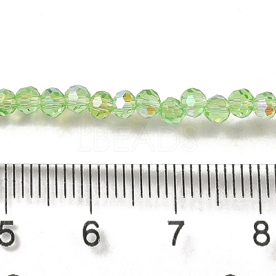 Electroplate Transparent Glass Beads Strands LS-EGLA-A035-T3mm-L09-1