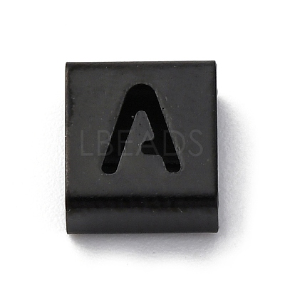 Ion Plating(IP) 304 Stainless Steel Square Slide Charms STAS-L132-13A-B-1